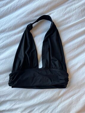 Princess Polly Black Halter  Top